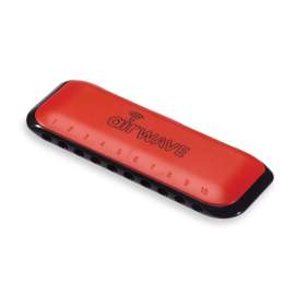 Suzuki Airwave 10-hole diatonic harmonica in C - Red