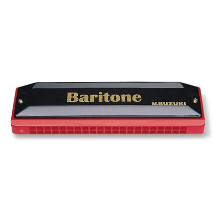 Suzuki 21-hole baritone tremolo harmonica - C