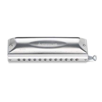Suzuki Sirius chromatic straight harmonica in C - 12-hole