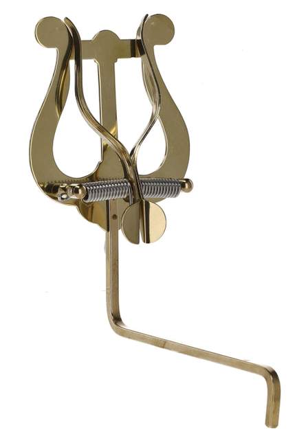GEWA Saxophone Lyre -  Brass, adjustable stem