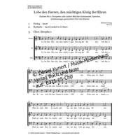 Arning, E: Lobe den Herren, den mächtigen König der Ehren op. 52