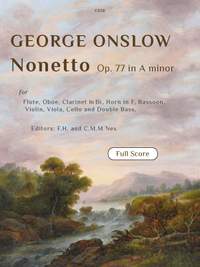 Onslow, George: Nonetto, Op. 77 in A minor. Score