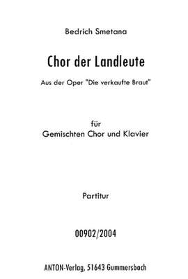 Smetana, F: Chor der Landleute