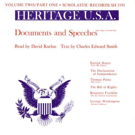 Heritage USA, Vol. 2, Pt. 1: Documents and Speeches