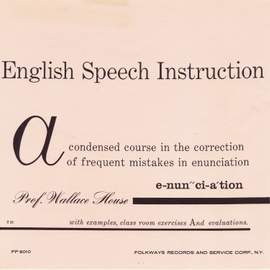 English Speech Instruction