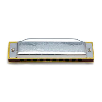 Suzuki Folkmaster 10-hole diatonic harmonica - Db