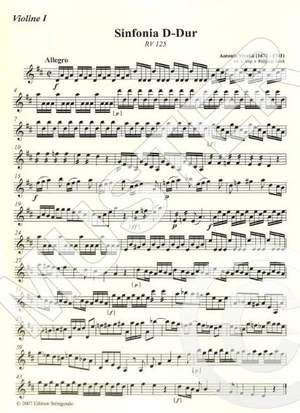 Vivaldi, A: Sinfonia D Dur RV 125
