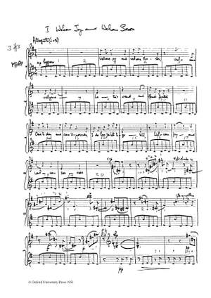 Holst, Imogen: Welcome Joy and Welcome Sorrow