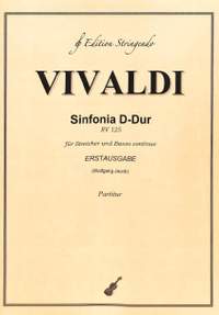 Vivaldi, A: Sinfonia D Dur RV 125