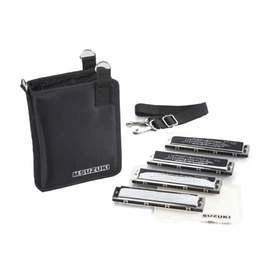 Suzuki Humming High-Class tremolo harmonica set of 4