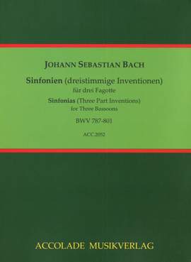 Bach, J S: Sinfonien (dreistimmige Inventionen) BWV 787-801
