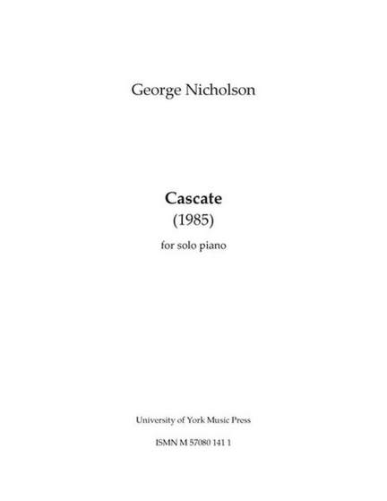 George Nicholson: Cascate