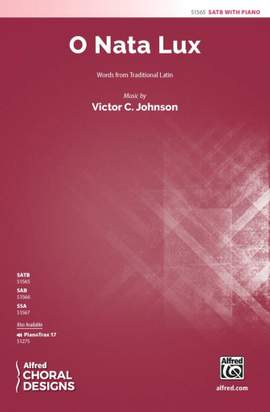 Johnson, Victor C.: O Nata Lux SATB