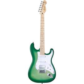 Mooer Electric Guitar MSC30 Pro Strat Lemon Green
