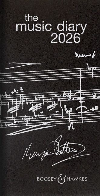 Music Diary 2026 Black