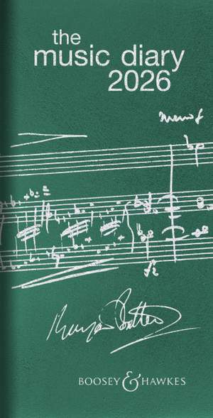 Music Diary 2026 Green