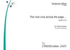 Olive, V: The river runs across the page...