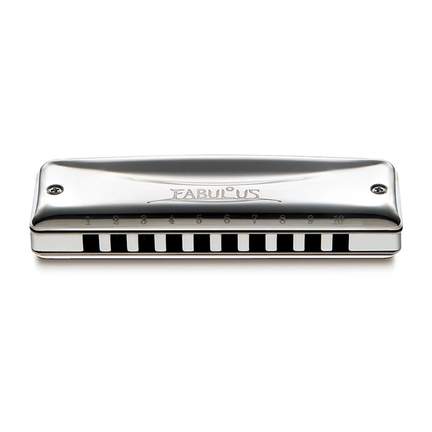 Suzuki Fabulous 10-hole diatonic harmonica in Equal tuning - E