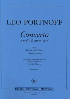 Portnoff, L: Concerto g-moll op. 8 G minor op. 8