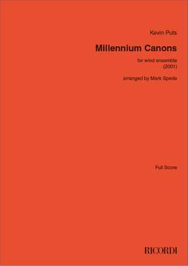 Kevin Puts: Millennium Canons (arr. by Mark Spede)