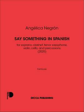Angélica Negrón: Say Something In Spanish