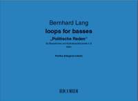 Bernhard Lang: Loops for basses "Politische Reden"