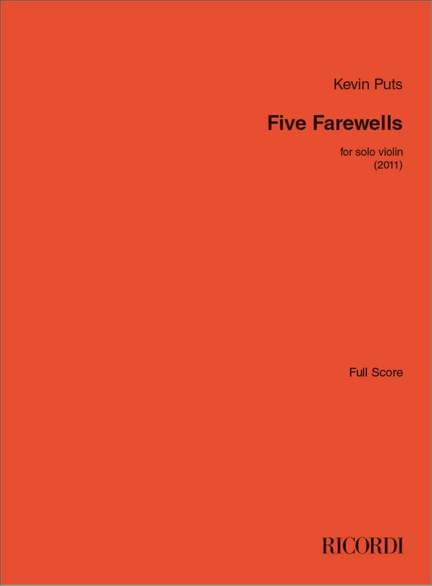 Kevin Puts: Five Farewells