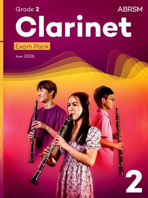 ABRSM: Clarinet Exam Pack from 2026, ABRSM Grade 2