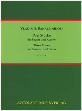 Bakaleinkoff, V: Drei Stücke