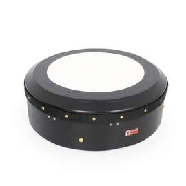 Percussion Plus black hand-tuneable bodhran with case and tippers - 14''