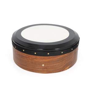 Percussion Plus rosewood hand-tuneable bodhran with case and tippers