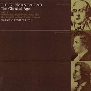 The German Ballad: The Classical Age