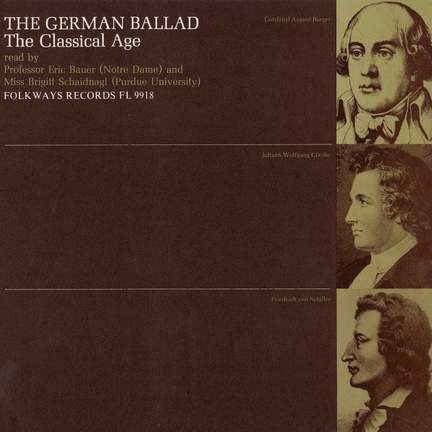 The German Ballad: The Classical Age