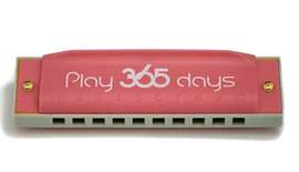 Suzuki Play 365 Days 10-hole diatonic harmonica - Red