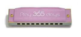Suzuki Play 365 Days 10-hole diatonic harmonica - Mauve