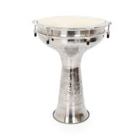 Percussion Plus embossed nickel doumbek - 10"