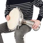 Percussion Plus embossed nickel doumbek - 10" Product Image