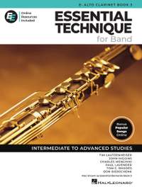Parry Snyder: Essential Technique for Band - Eb Alto Clar Bk 3
