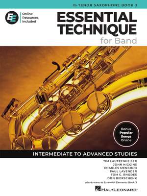 Essential Elements for Band - Bb Tenor Sax Book 3