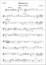 Girolamo Lampasona: Tre Miniature, for String Quartet Product Image