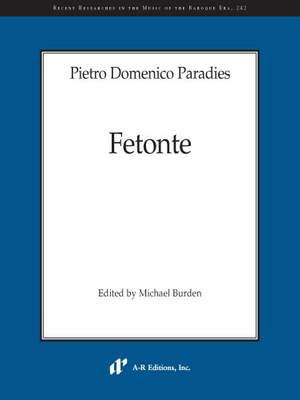 Pietro Domenico Paradies: Fetonte