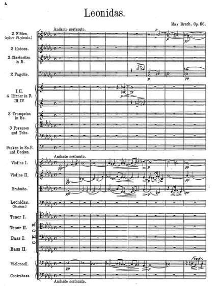 Bruch, Max: Leonidas Op. 66