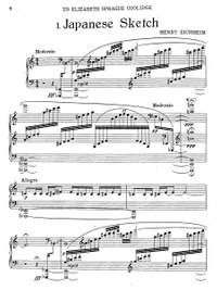Eichheim, Henry: Oriental Impressions for piano (Piano Performance Score)