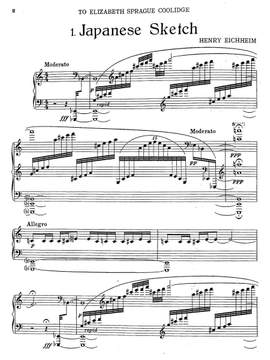 Eichheim, Henry: Oriental Impressions for piano (Piano Performance Score)