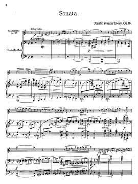 Tovey, Donald Francis: Sonata for Clarinet in Bb and Piano Op. 16