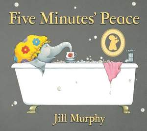 Five Minutes' Peace: Board book edition of a beloved classic and funny, heartwarming picture book story about a busy elephant mum and her children – perfect for mums, and kids age 3–7
