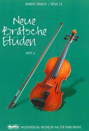 Pracht, R: Neue Bratsche Etüden Heft 4 op. 15 Vol. 4