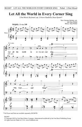 George Herbert_Stan Pethel: Let All the World in Every Corner Sing