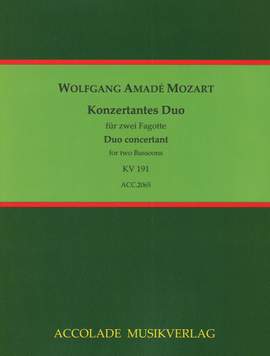Mozart, W A: Konzertantes Duo KV 191