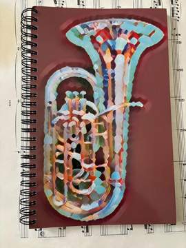 Notepad Tuba Multicoloured